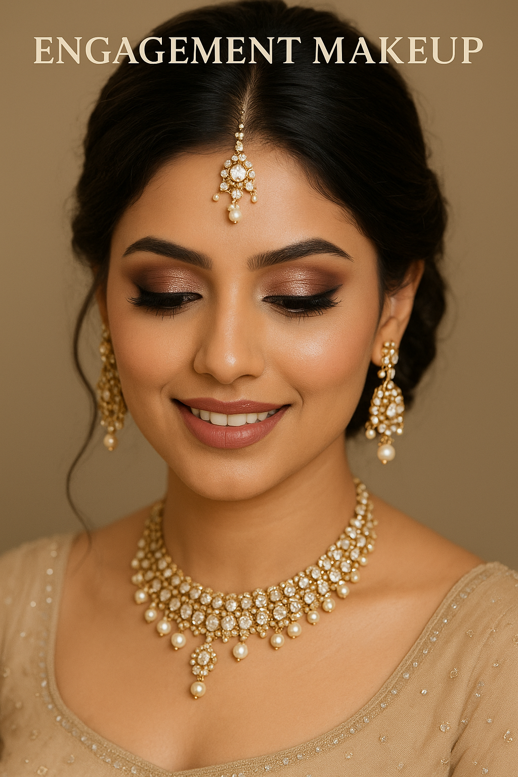 bridal makeup.