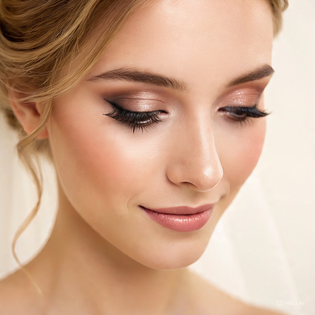 bridal makeup.
